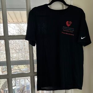 Nike Black Dry-Fit Unisex short sleeve T-Shirt with UIT logo on front & back